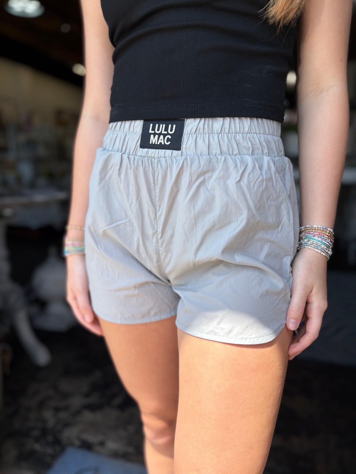 Gray DD Lulu Mac Shorts
