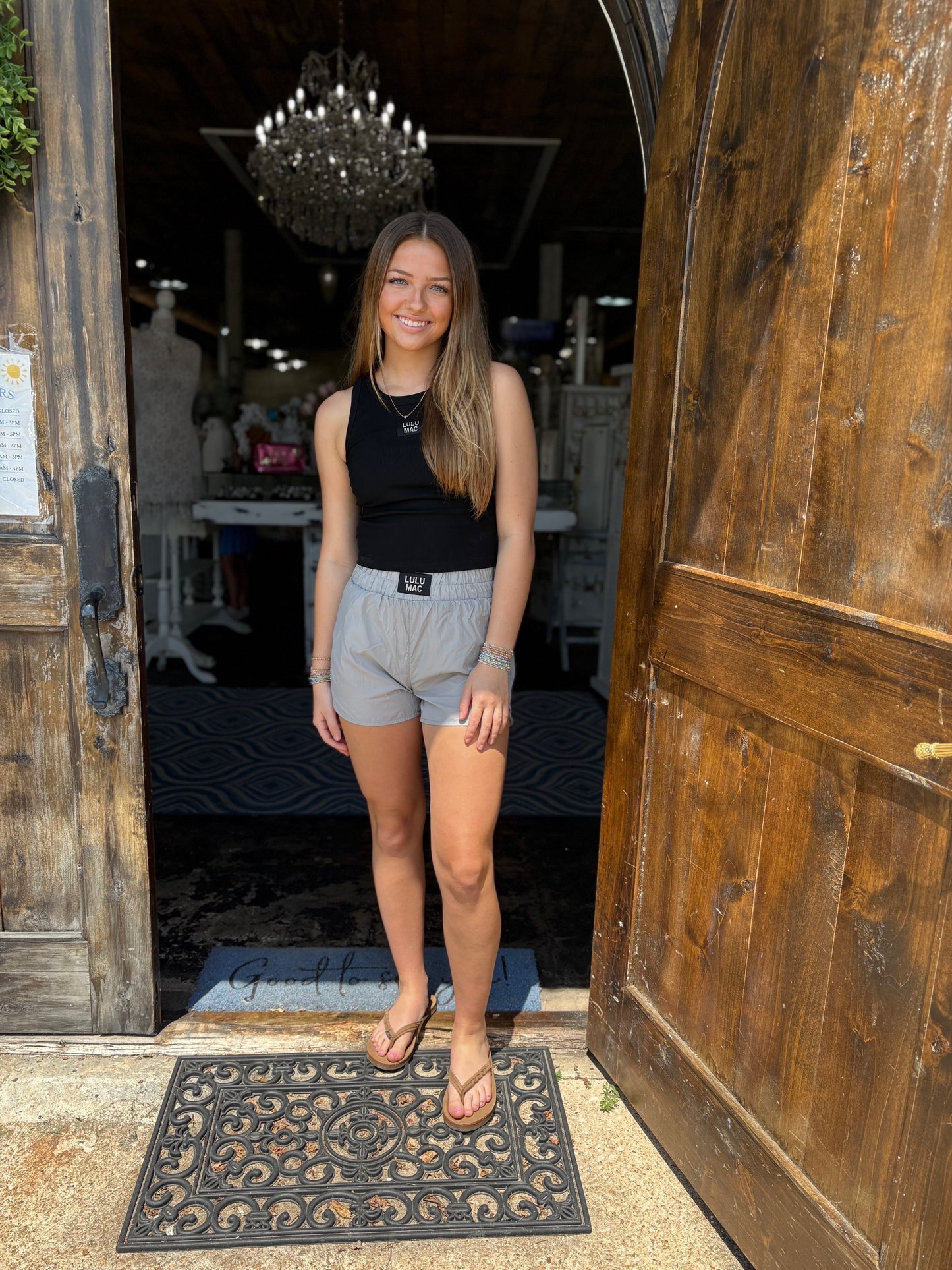 Gray DD Lulu Mac Shorts