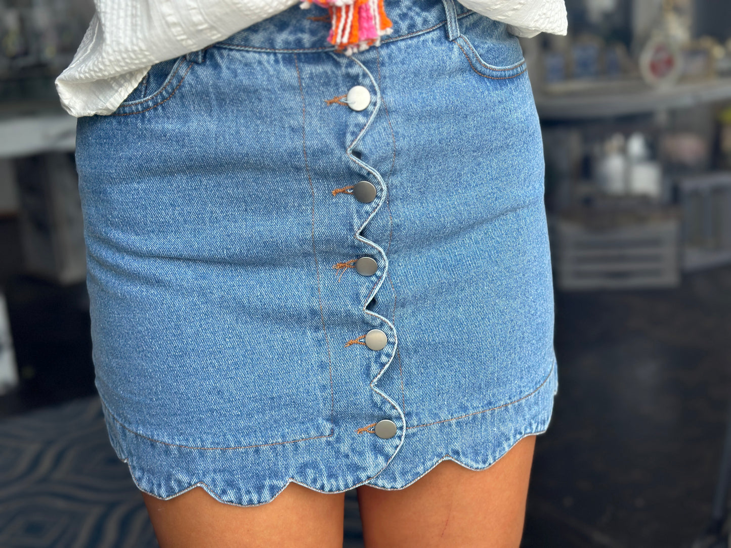 Your Big Sister Denim Skirt