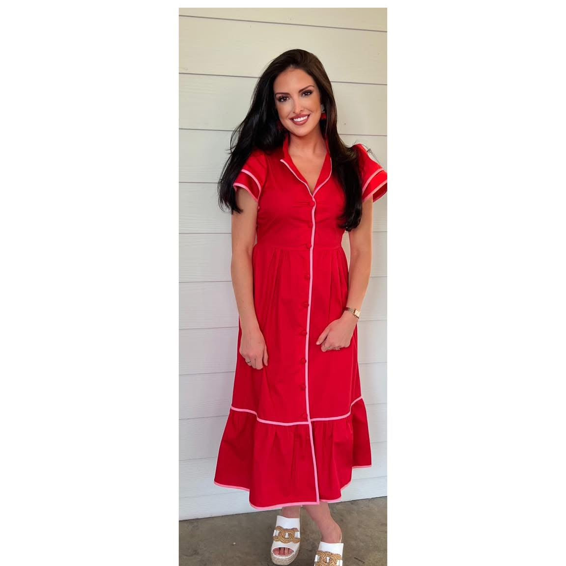 Hot Tamale Midi Dress