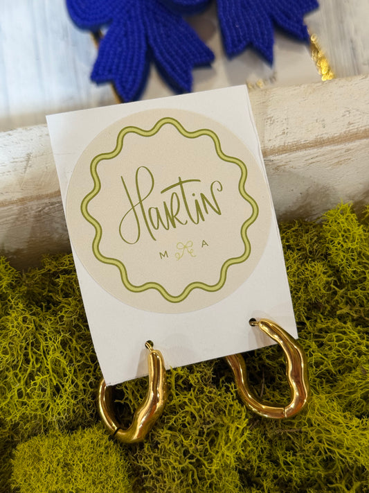 Mal Gold Hoops