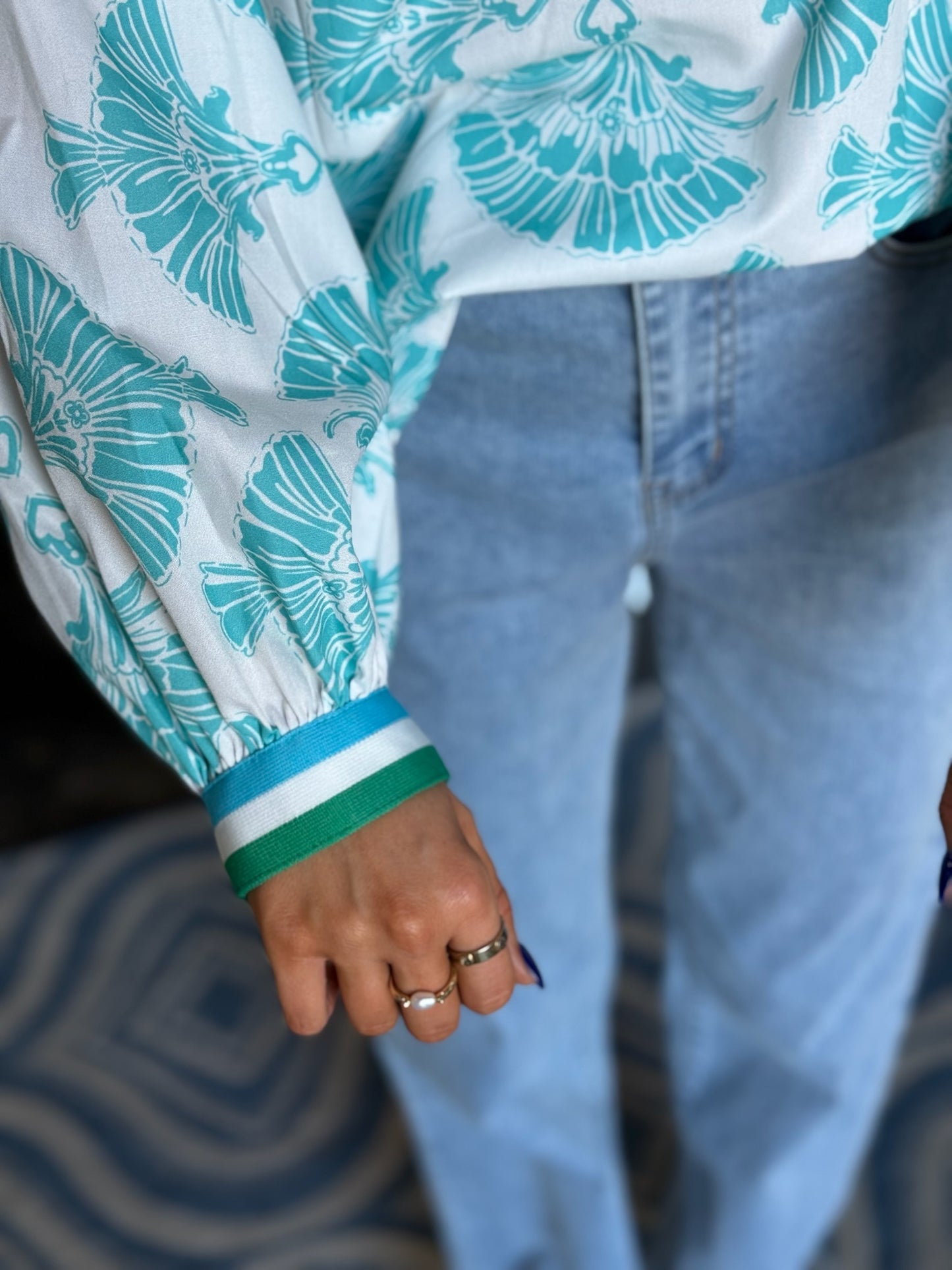 Peacock Long Sleeve Top