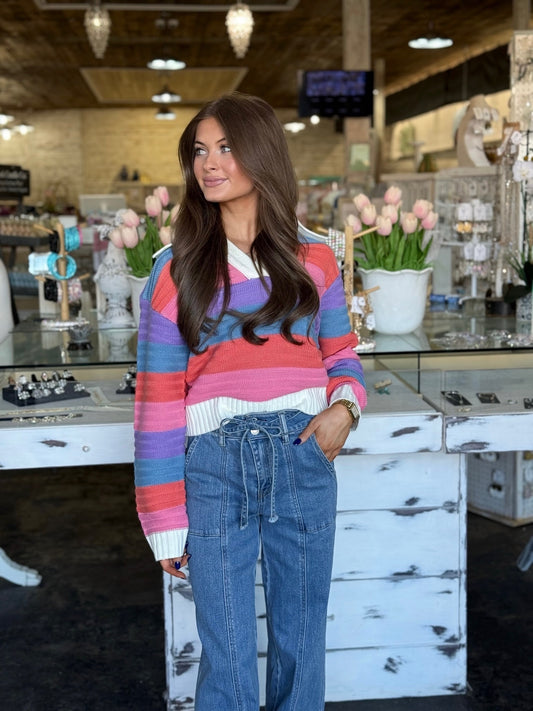 Graffiti Long Sleeve Sweater