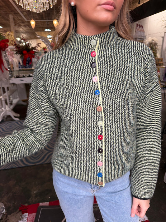 Buttons Sweater