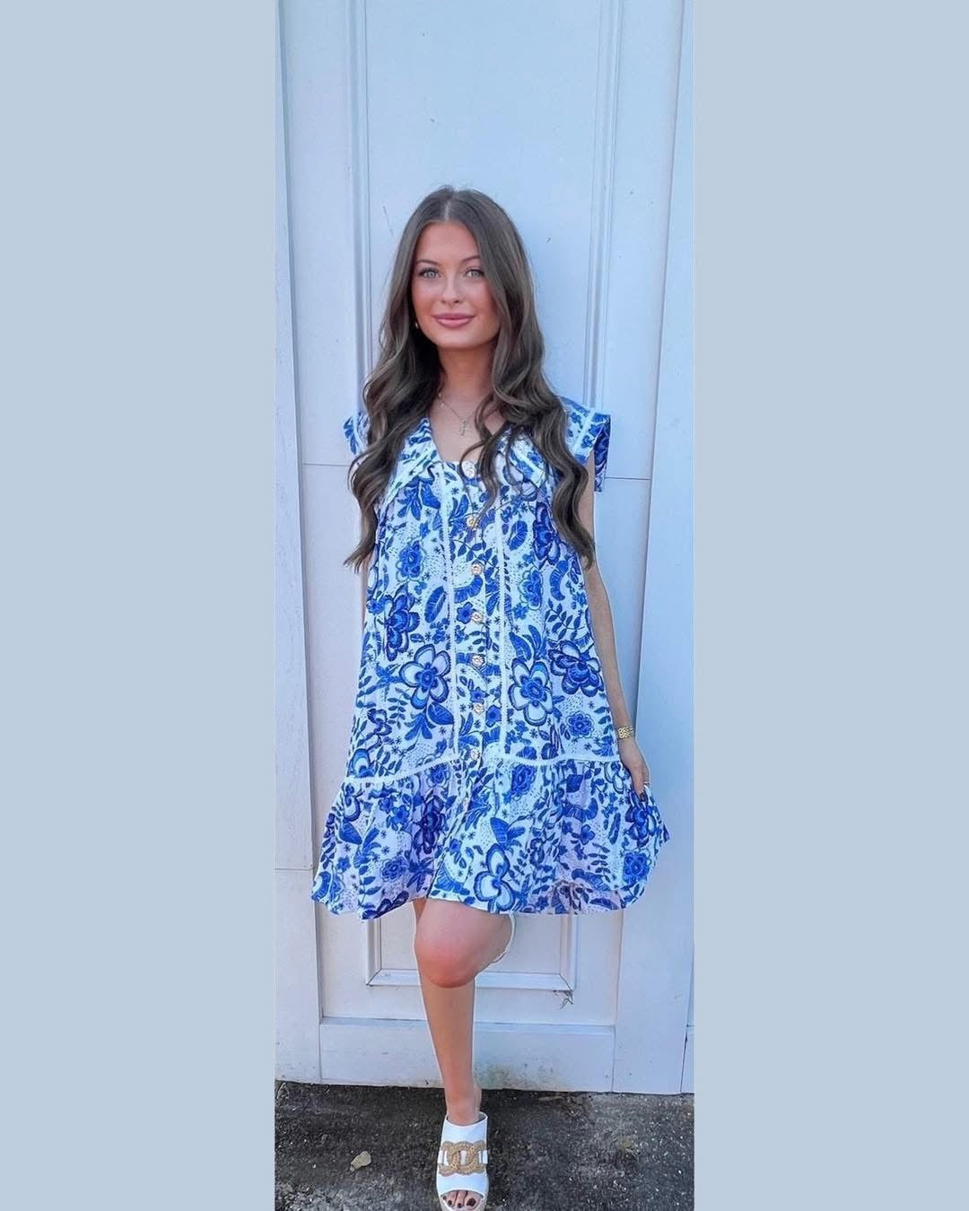 Thing Two Ruffle Hem Dress