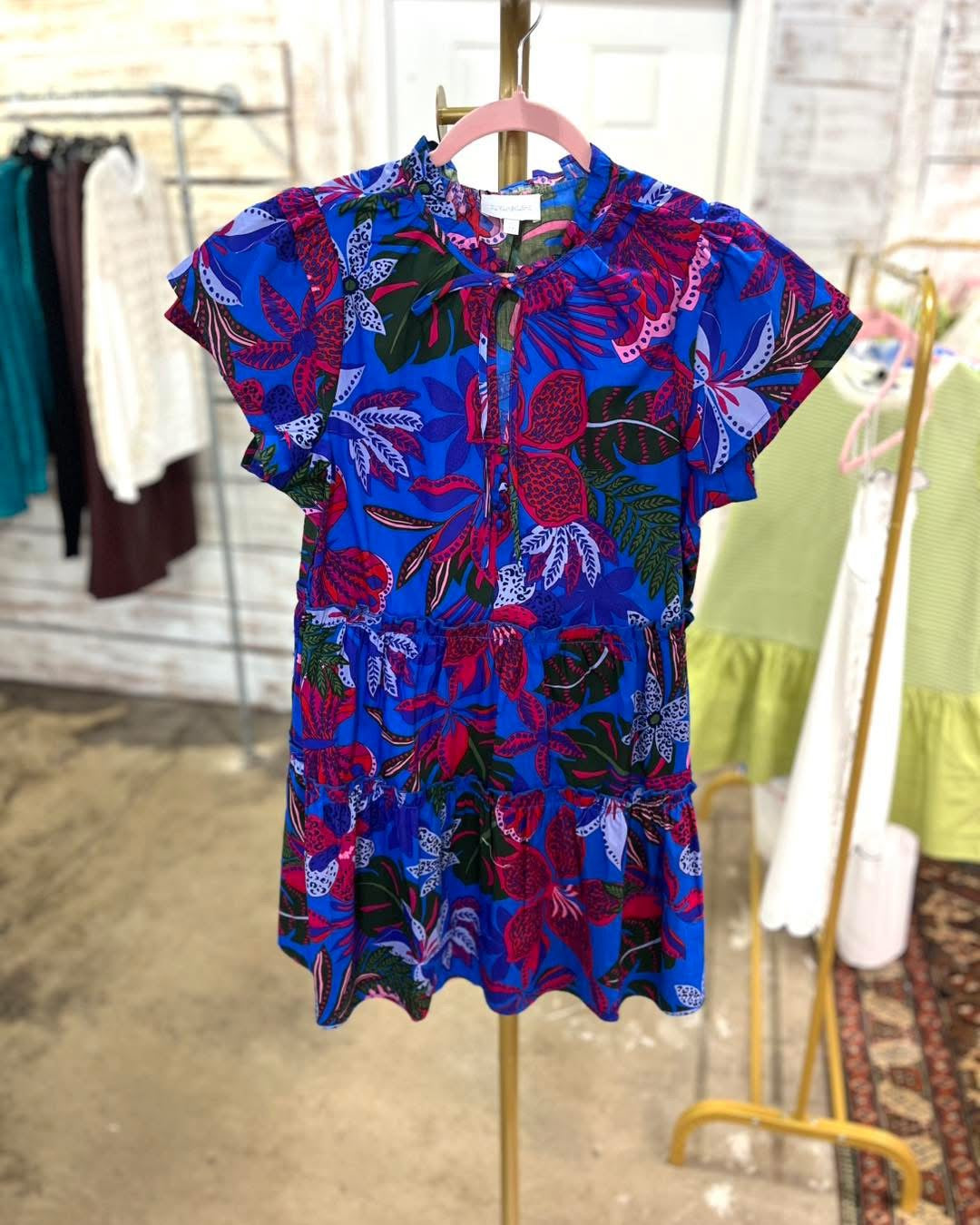 Tropic Like Its Hot Mini Dress