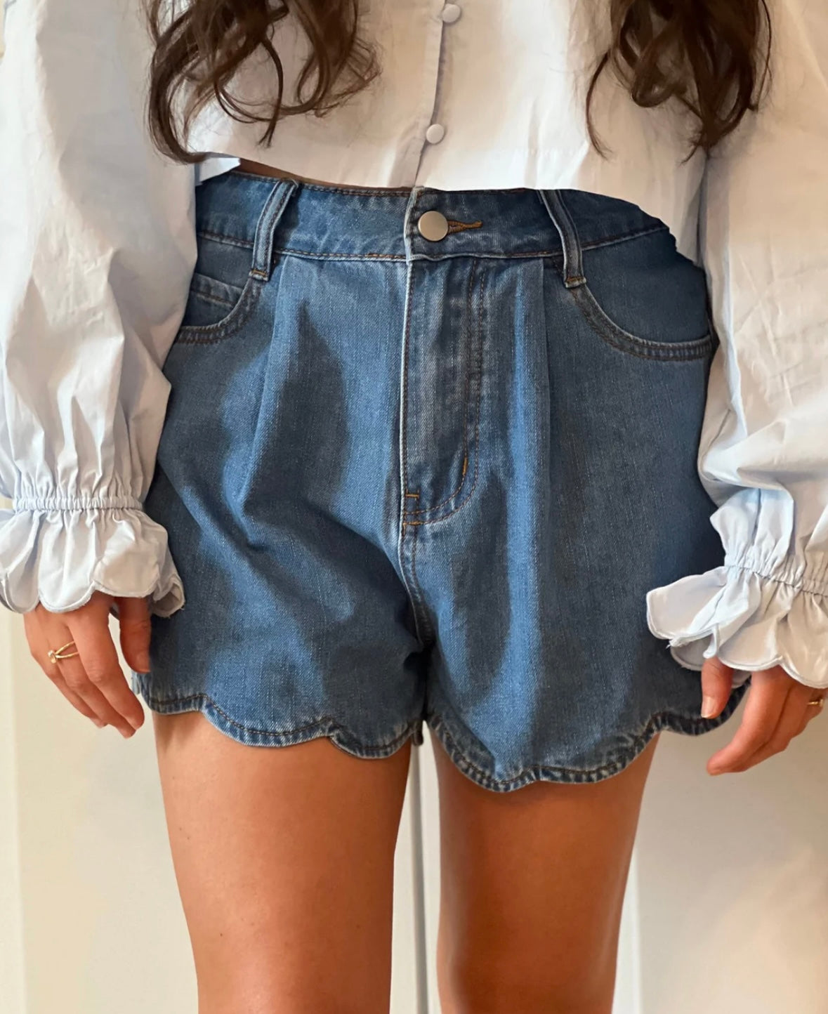 “Your Mom” Denim Shorts