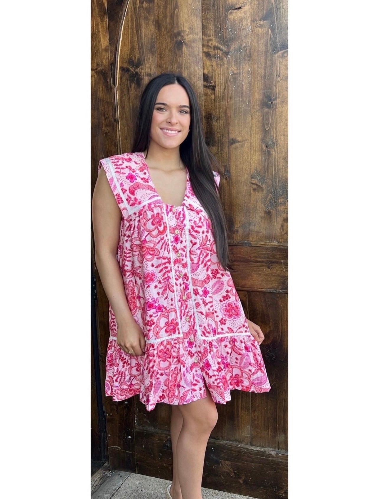 Thing One Ruffle Hem Dress