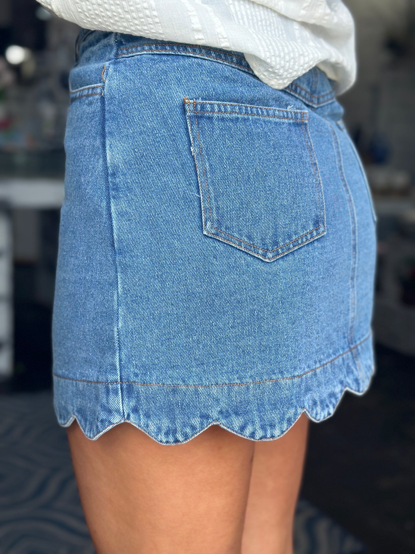 Your Big Sister Denim Skirt