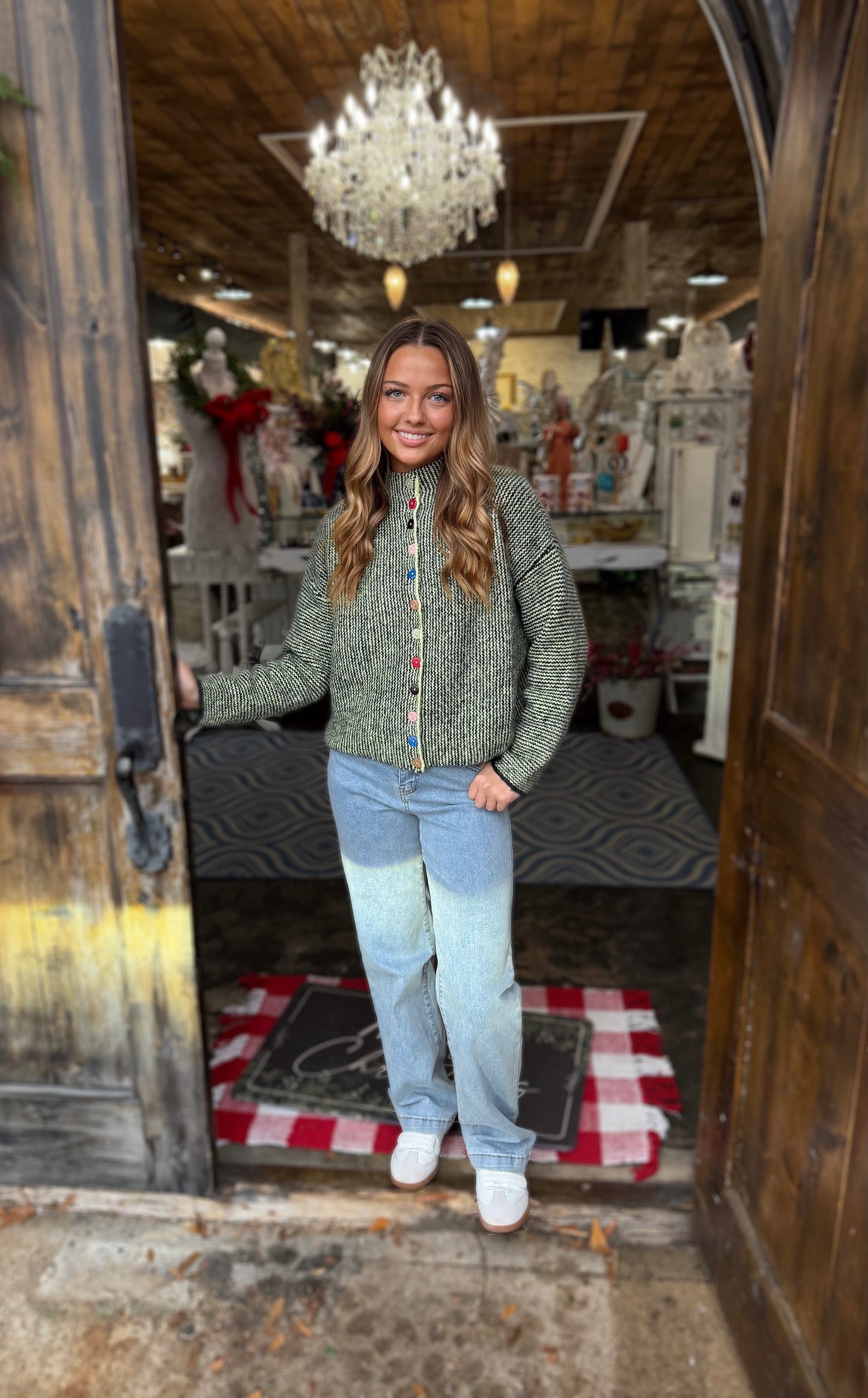 Buttons Sweater