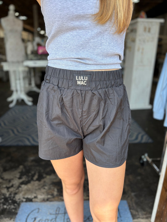 Black DD Lulu Mac Shorts