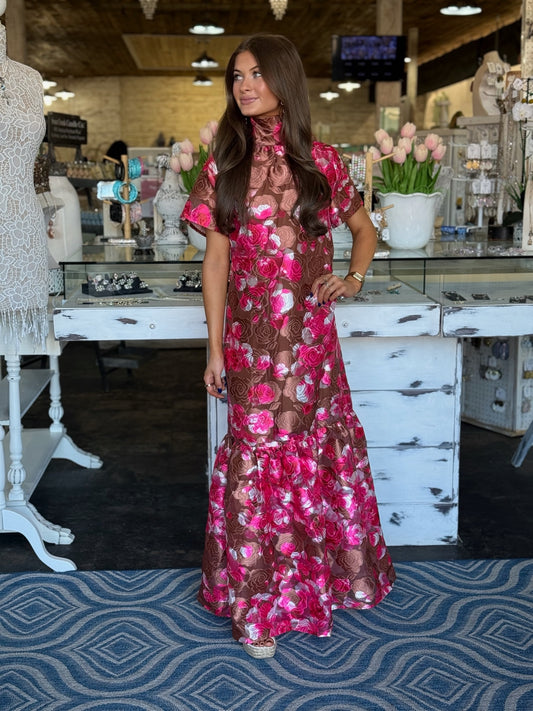 Golden Ticket Maxi Dress