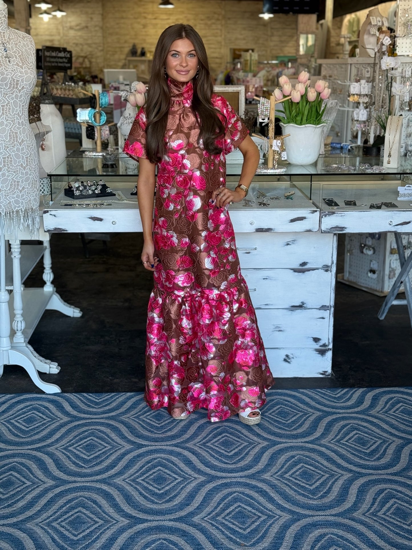 Golden Ticket Maxi Dress