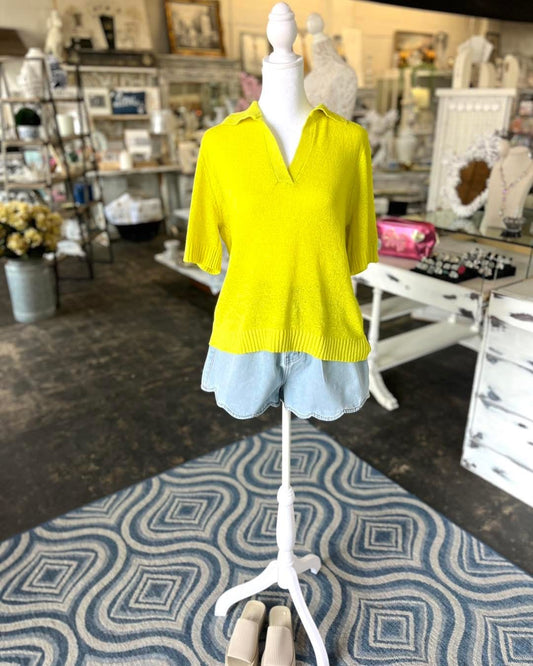 Lime-A-Rita Knit Top