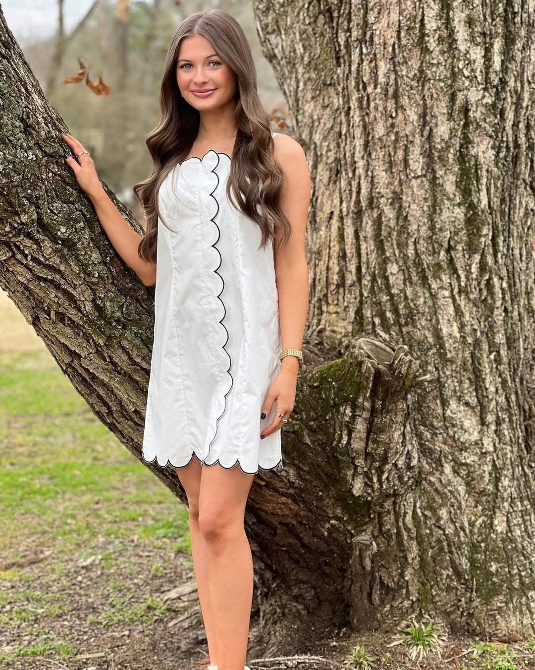 White Lotus Mini Dress